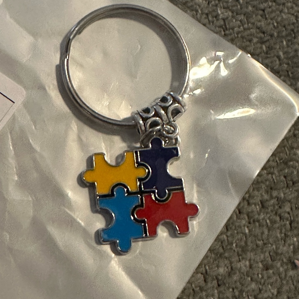 Autism awareness puzzle piece
